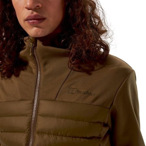 Kurtka hybrydowa męska Berghaus Vaskye Hooded Hybrid Jacket roz. L brązowa