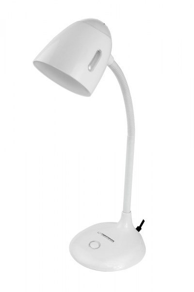 ESPERANZA LAMPKA BIURKOWA E27 ELECTRA BIAŁA ELD110W ESPERANZA LAMPKA BIURKOWA E27 ELECTRA BIAŁA ELD110W