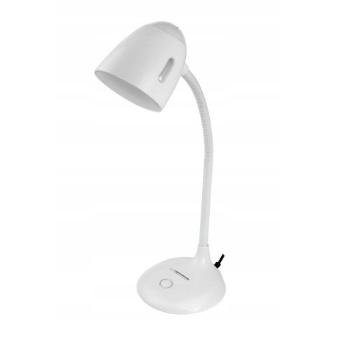 ESPERANZA LAMPKA BIURKOWA E27 ELECTRA BIAŁA ELD110W ESPERANZA LAMPKA BIURKOWA E27 ELECTRA BIAŁA ELD110W