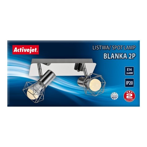 Listwa Activejet AJE-BLANKA 2P (80 W; E14 x 2) Listwa Activejet AJE-BLANKA 2P (80 W; E14 x 2)