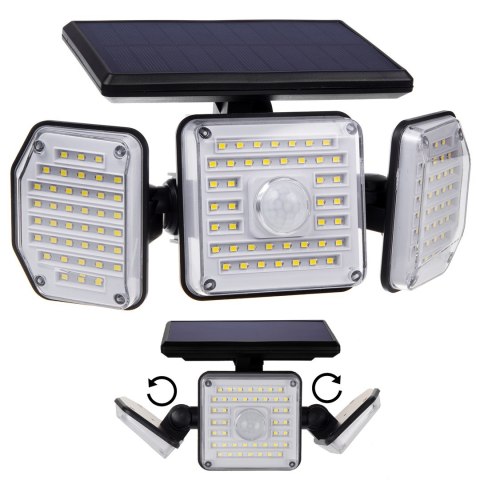 MACLEAN SOLARNA LAMPA LED Z CZUJNIKIEM RUCHU IP65 4W 3 TRYBY PRACY MCE615 MACLEAN SOLARNA LAMPA LED Z CZUJNIKIEM RUCHU IP65 4W 3 TRYBY PRACY MCE615