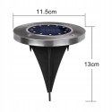 MACLEAN SOLARNA LAMPA NAJAZDOWA OGRODOWA LED IP44, 12 LED SMD, 4000K MCE318