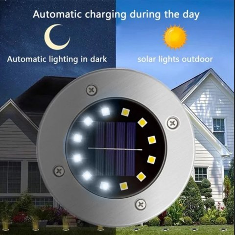 MACLEAN SOLARNA LAMPA NAJAZDOWA OGRODOWA LED IP44, 12 LED SMD, 4000K MCE318 MACLEAN SOLARNA LAMPA NAJAZDOWA OGRODOWA LED IP44, 12 LED SMD, 4000K MCE318