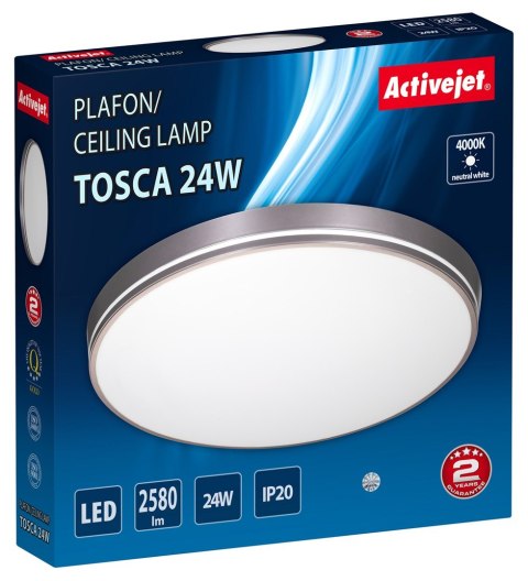 Plafon LED Activejet AJE-TOSCA 24W Plafon LED Activejet AJE-TOSCA 24W