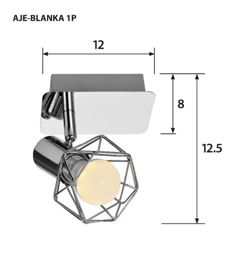 Reflektor Activejet AJE-BLANKA 1P (40 W; E14) Reflektor Activejet AJE-BLANKA 1P (40 W; E14)