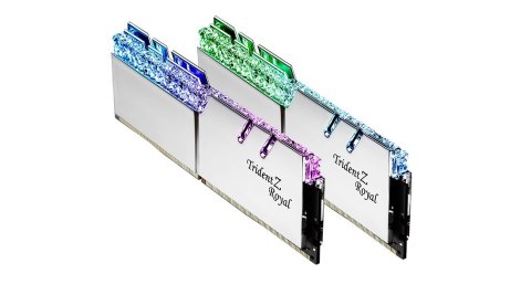 G.SKILL TRIDENTZ ROYAL RGB DDR4 2X16GB 3600MHZ CL16 XMP2 SILVER F4-3600C16D-32GTRSC G.SKILL TRIDENTZ ROYAL RGB DDR4 2X16GB 3600MHZ CL16 XMP2 SILVER F4-3600C16D-32GTRSC