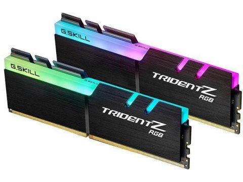 Zestaw pamięci G.SKILL TridentZ RGB F4-3600C18D-16GTZRX (DDR4; 2 x 8 GB; 3600 MHz; CL18) Zestaw pamięci G.SKILL TridentZ RGB F4-3600C18D-16GTZRX (DDR4; 2 x 8 GB; 3600 MHz; CL18)