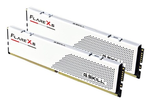 G.SKILL FLARE X5 AMD DDR5 2X32GB 6000MHZ CL28 EXPO WHITE F5-6000J2836G32GX2-FX5W G.SKILL FLARE X5 AMD DDR5 2X32GB 6000MHZ CL28 EXPO WHITE F5-6000J2836G32GX2-FX5W