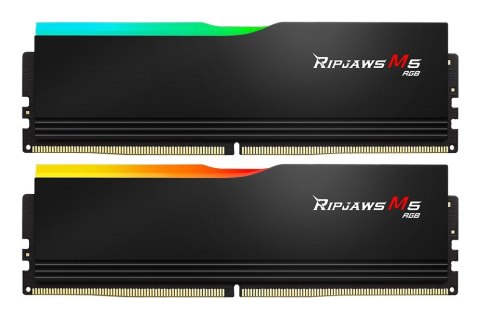 G.SKILL RIPJAWS M5 RGB DDR5 2X32GB 6000MHZ CL28 XMP3 BLACK F5-6000J2836G32GX2-RM5RK G.SKILL RIPJAWS M5 RGB DDR5 2X32GB 6000MHZ CL28 XMP3 BLACK F5-6000J2836G32GX2-RM5RK