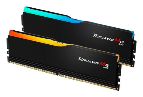 G.SKILL RIPJAWS M5 RGB DDR5 2X32GB 6000MHZ CL28 XMP3 BLACK F5-6000J2836G32GX2-RM5RK G.SKILL RIPJAWS M5 RGB DDR5 2X32GB 6000MHZ CL28 XMP3 BLACK F5-6000J2836G32GX2-RM5RK