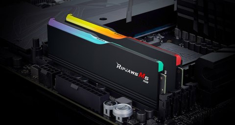 G.SKILL RIPJAWS M5 RGB DDR5 2X32GB 6000MHZ CL28 XMP3 BLACK F5-6000J2836G32GX2-RM5RK G.SKILL RIPJAWS M5 RGB DDR5 2X32GB 6000MHZ CL28 XMP3 BLACK F5-6000J2836G32GX2-RM5RK