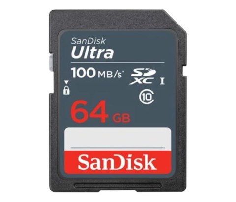 KARTA SANDISK ULTRA SDXC 64GB 100MB/s KARTA SANDISK ULTRA SDXC 64GB 100MB/s