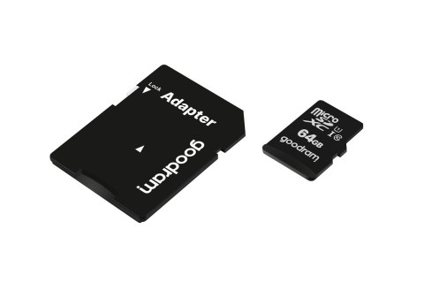 Karta pamięci GoodRam M1AA-0640R12 (64GB; Class 10; + adapter) Karta pamięci GoodRam M1AA-0640R12 (64GB; Class 10; + adapter)