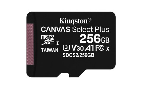 Karta pamięci Kingston Canvas Select Plus SDCS2/256GBSP (256GB; Class 10, Class A1; Karta pamięci) Karta pamięci Kingston Canvas Select Plus SDCS2/256GBSP (256GB; Class 10, Class A1; Karta pamięci)
