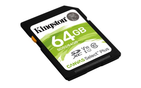 Karta pamięci Kingston Canvas Select Plus SDS2/64GB (64GB; Class U1, V10; Karta pamięci) Karta pamięci Kingston Canvas Select Plus SDS2/64GB (64GB; Class U1, V10; Karta pamięci)