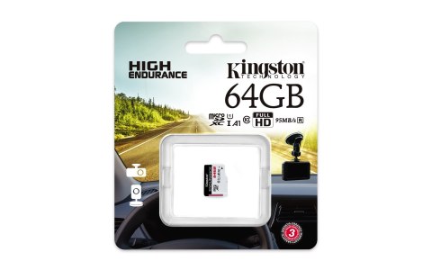 Karta pamięci Kingston Endurance SDCE/64GB (64GB; Class 10; Karta pamięci) Karta pamięci Kingston Endurance SDCE/64GB (64GB; Class 10; Karta pamięci)