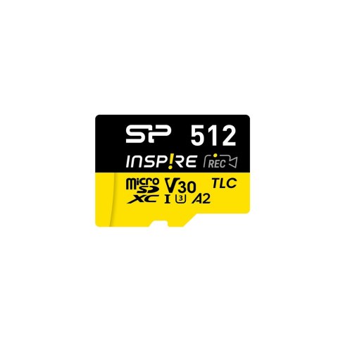 Silicon Power microSDXC Power Inspire 512GB V30 TLC 170/150 MB/S Silicon Power microSDXC Power Inspire 512GB V30 TLC 170/150 MB/S