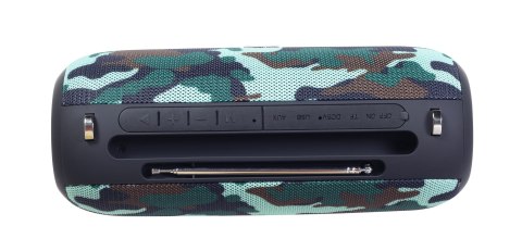 GEMBIRD PRZENOŚNY GŁOŚNIK BLUETOOTH SPK-BT-17-CM FM-RADIO, WBUDOWANY MIKROFON, WZÓR MORO, USB, AUX, MICROSD