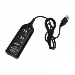 Hub Esperanza EA116 (4x USB 2.0; kolor czarny) Hub Esperanza EA116 (4x USB 2.0; kolor czarny)