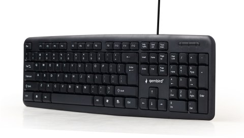 Klawiatura GEMBIRD KB-U-103 (USB 2.0; (US); kolor czarny) Klawiatura GEMBIRD KB-U-103 (USB 2.0; (US); kolor czarny)