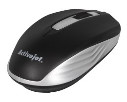 Activejet AMY-313 Mysz bezprzewodowa USB (optyczna; 1200 DPI; kolor czarno-szary)