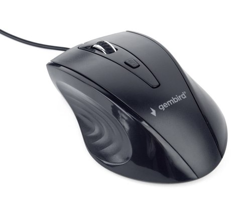 Mysz GEMBIRD MUS-4B-02 (optyczna; 1200 DPI; kolor czarny) Mysz GEMBIRD MUS-4B-02 (optyczna; 1200 DPI; kolor czarny)