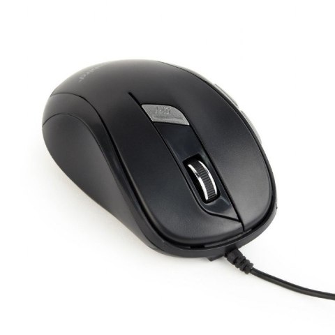 Mysz GEMBIRD MUS-6B-01 (optyczna; 1600 DPI; kolor czarny) Mysz GEMBIRD MUS-6B-01 (optyczna; 1600 DPI; kolor czarny)