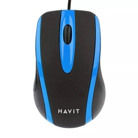 Mysz uniwersalna przewodowa Havit HV-MS753 (czarny/niebieski) Mysz uniwersalna przewodowa Havit HV-MS753 (czarny/niebieski)