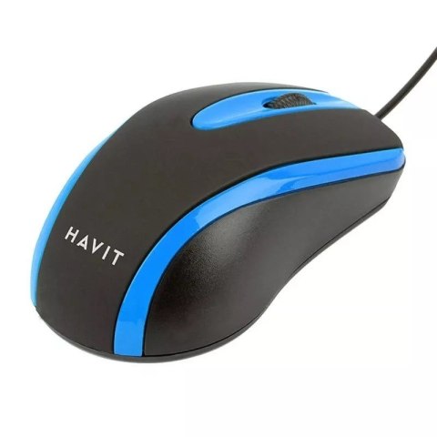 Mysz uniwersalna przewodowa Havit HV-MS753 (czarny/niebieski) Mysz uniwersalna przewodowa Havit HV-MS753 (czarny/niebieski)