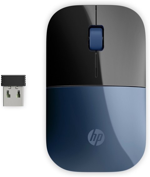 Mysz HP Z3700 Wireless Mouse Lumiere Blue bezprzewodowa czarno-niebieska 7UH88AA Mysz HP Z3700 Wireless Mouse Lumiere Blue bezprzewodowa czarno-niebieska 7UH88AA