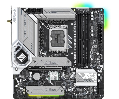 Płyta główna Asrock B760M STEEL LEGEND WIFI Płyta główna Asrock B760M STEEL LEGEND WIFI