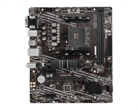 Płyta główna MSI A520M PRO AM4 2DDR4 Płyta główna MSI A520M PRO AM4 2DDR4