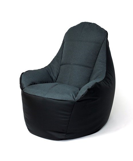 Pufa worek sako BOSS czarny-grafit XXL 140x90 Pufa worek sako BOSS czarny-grafit XXL 140x90