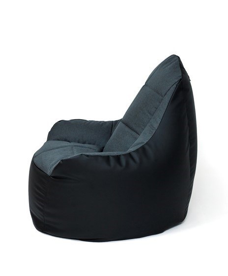 Pufa worek sako BOSS czarny-grafit XXL 140x90 Pufa worek sako BOSS czarny-grafit XXL 140x90