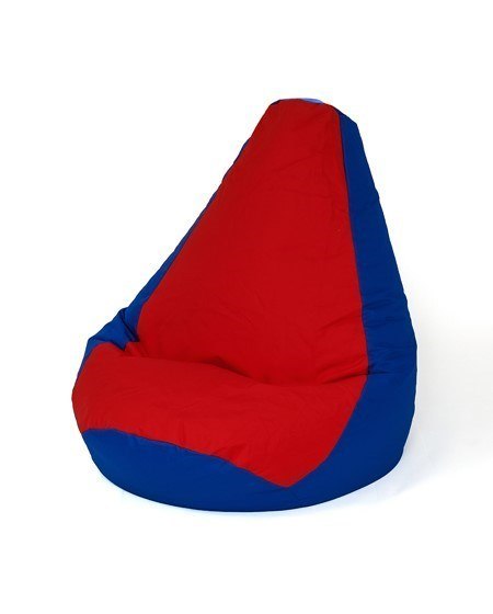 Pufa worek sako GRUSZA granatowy-czerwony XXL 140x100 Pufa worek sako GRUSZA granatowy-czerwony XXL 140x100