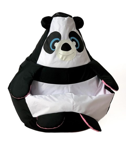 Pufa worek sako PANDA czarny-biały XL 130x90 Pufa worek sako PANDA czarny-biały XL 130x90