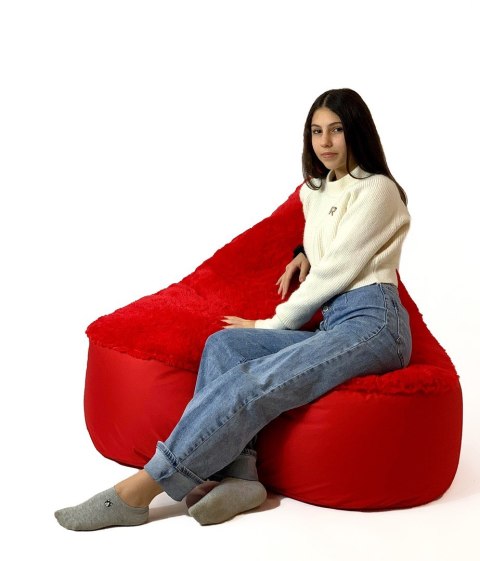Pufa worek sako SERCE czerwony XXL 140x100 Pufa worek sako SERCE czerwony XXL 140x100