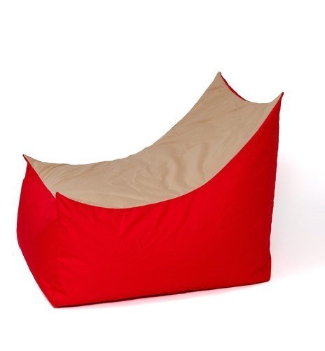 Pufa worek sako TRON czerwony-beżowy XXL 140x90 Pufa worek sako TRON czerwony-beżowy XXL 140x90