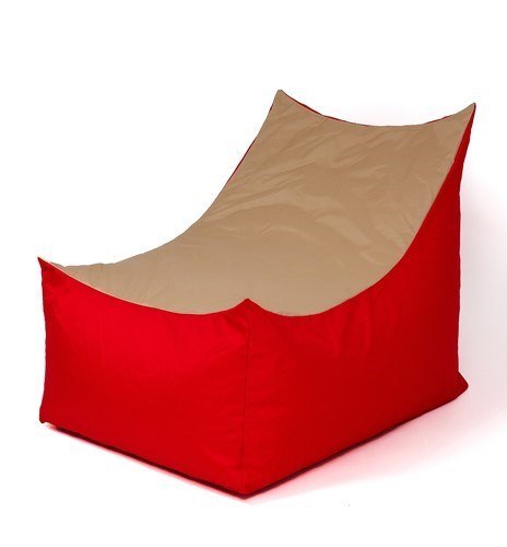 Pufa worek sako TRON czerwony-beżowy XXL 140x90 Pufa worek sako TRON czerwony-beżowy XXL 140x90