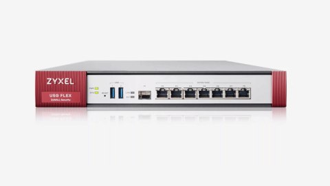 Firewall Zyxel USGFLEX200 2xWAN 4xLAN SPI firewall: 1800 Mbps Max. IPsec VPN: 100 Firewall Zyxel USGFLEX200 2xWAN 4xLAN SPI firewall: 1800 Mbps Max. IPsec VPN: 100