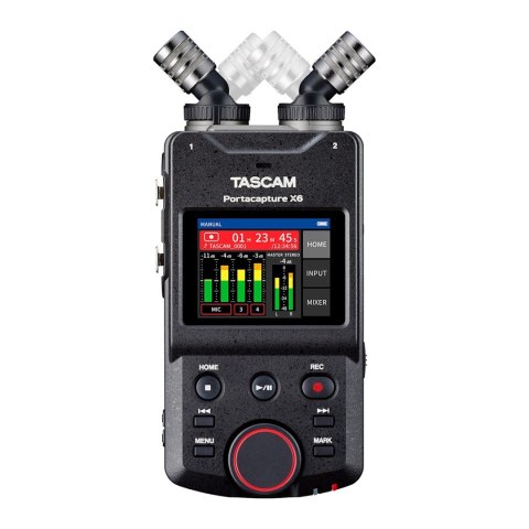 Tascam Portacapture X6 - Rejestrator i interfejs audio USB z 6 kanałami nagrywania Tascam Portacapture X6 - Rejestrator i interfejs audio USB z 6 kanałami nagrywania