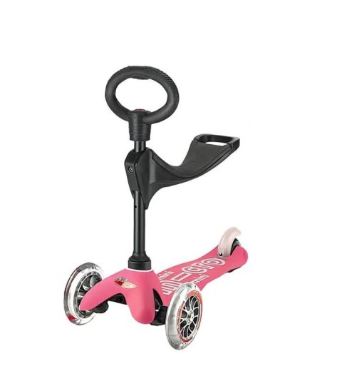 Micro Trójkołowa hulajnoga/jeździk Mini 3w1 Deluxe Pink Micro Trójkołowa hulajnoga/jeździk Mini 3w1 Deluxe Pink