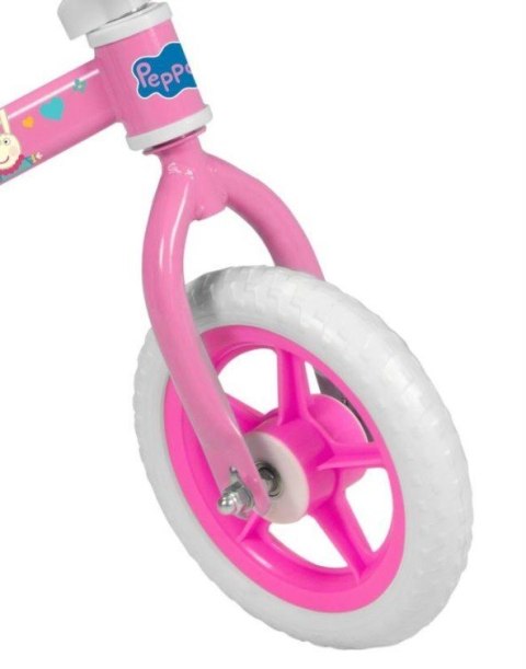 Rowerek biegowy 10" Świnka Peppa różowy 195 Rowerek biegowy 10" Świnka Peppa różowy 195
