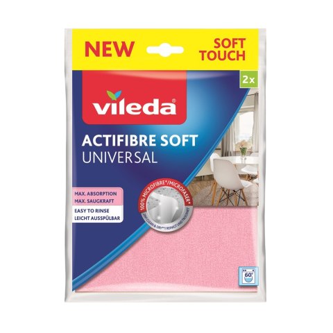 Ściereczka Vileda ACTIFIBRE Soft Universal 2szt. Ściereczka Vileda ACTIFIBRE Soft Universal 2szt.