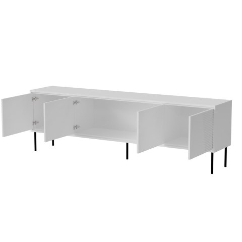 Szafka RTV ABI 4D 200x38x62 biały mat Szafka RTV ABI 4D 200x38x62 biały mat