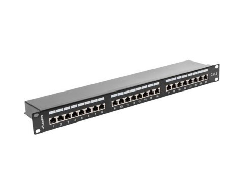 Patch panel Lanberg PPS6-1024-B (1U; kat. 6; 24xRJ-45) Patch panel Lanberg PPS6-1024-B (1U; kat. 6; 24xRJ-45)