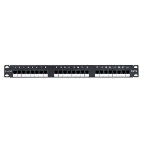 Q-LANTEC Patch panel UTP kat.6, 24 porty złącza LSA 1U Q-LANTEC Patch panel UTP kat.6, 24 porty złącza LSA 1U