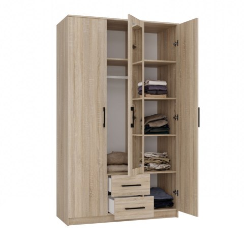 SZAFA ROMANA 120X205 SONOMA Z LUSTREM SZAFA ROMANA 120X205 SONOMA Z LUSTREM
