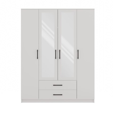 SZAFA ROMANA 160X205 BIAŁA Z LUSTREM SZAFA ROMANA 160X205 BIAŁA Z LUSTREM