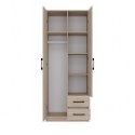 SZAFA ROMANA 80X205 SONOMA Z LUSTREM